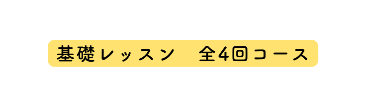 基礎レッスン 全4回コース